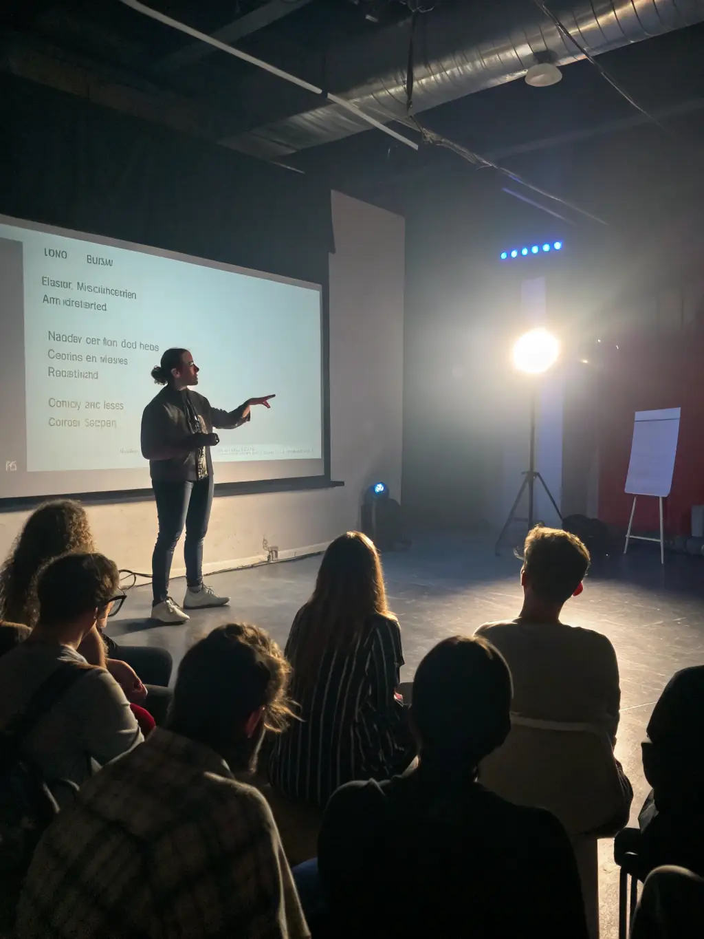 A captivating image of a conference hosted by SIGNATURES, featuring speakers and attendees engaged in discussions about art and culture.